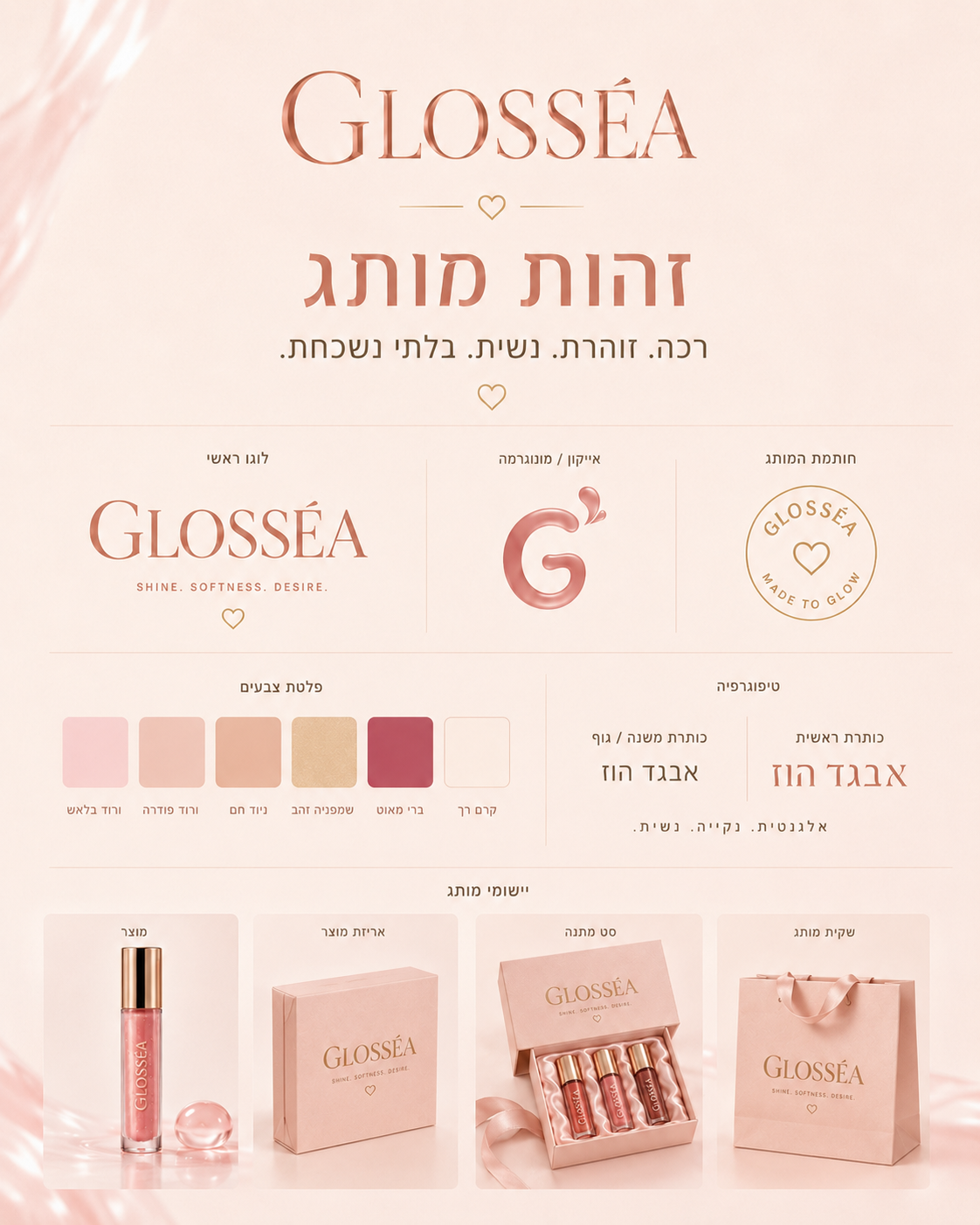 Glosséa שקף מוצר שני
